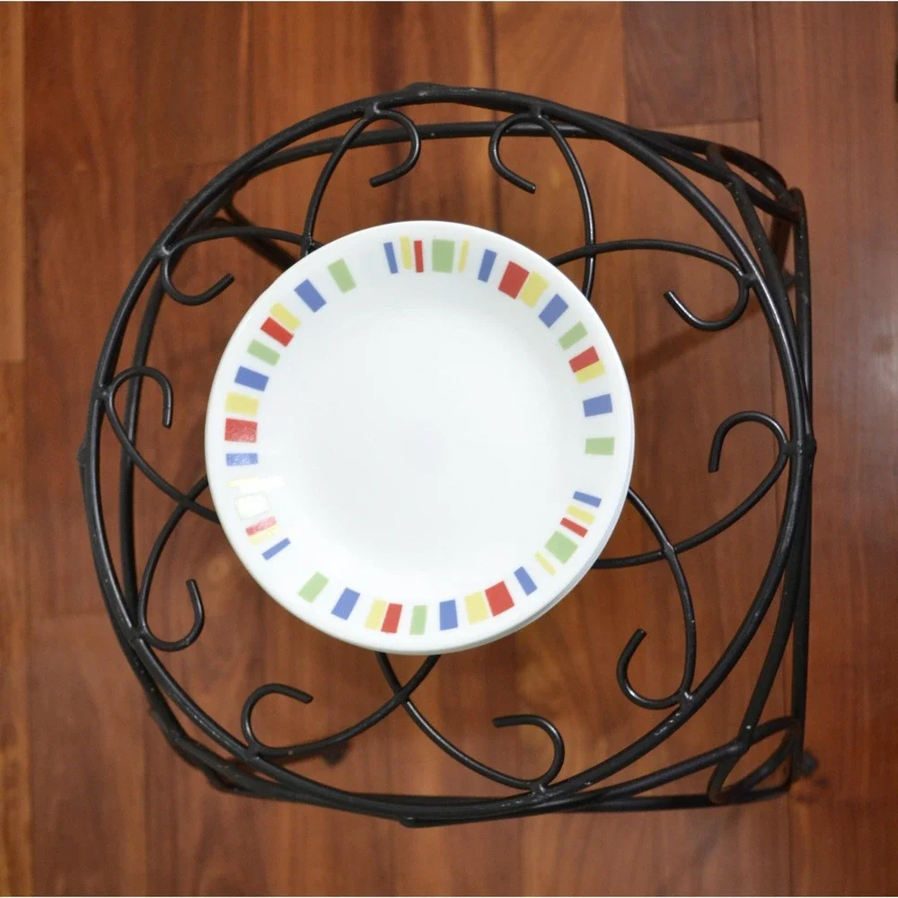 Vintage & Discontinued Corelle‎ Memphis (4) Bread & Butter Plates, 6 3/4